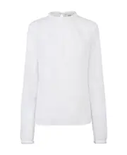 White cotton shirt IT42 white