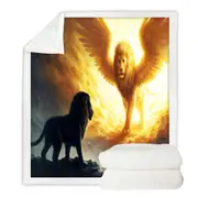 Cool Animal Art Remember Lion Soul Throw Blanket
