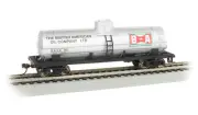 Bachmann Silver Series British American Oil Tank Car - HO Scale