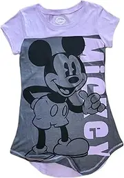 [Disney] Junior Night Shirt Mickey & Minnie Mouse Print (Small, Purple)