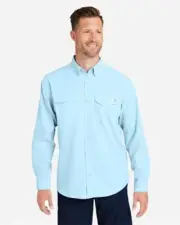 Huk Men's Tidepoint Longsleeve Fishing Shirt Polyester UPF 30+