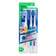 LION - Systema Super Soft Spiral Toothbrush - Random Colour - SS - 3pcs