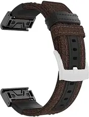 [TIOYW] Nylon Strap for Garmin Fenix 6 6X Pro Fenix 5 5X plus 3HR Forerunner 935 945 S60 S62 Mk2 D2 Bravo Quick Release Smart Watch band
