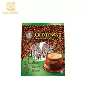 OLDTOWN Instant Coffee 3in1 Premix White Coffee Hazelnut 15 Sticks - Halal