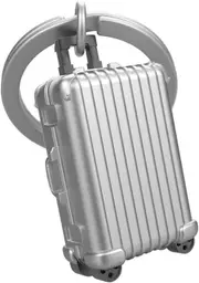 Metalmorphose Miniature 3D Metal Keychain - Luggage, Whitehill MTM162-01