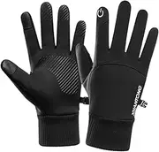 [Baluue] Winter Sports Gloves for Men Women Multipurpose Gloves with Nonslip Grip Touch Screen Capability for Outdoor Running Cycling Activities