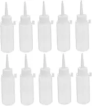 10Pcs Precision Tip Squeeze Bottles Durable Ldpe Soft Plastic Dispenser for Glue Gel Oil for Crafting DIY Projects and Condiment Squeeze Bottle