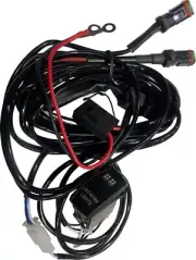 Brite-Lites Rocker Switch Wiring Harness With Work Lights/Cube Rocker Switch