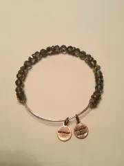ALEX AND ANI RETRO GLAM CITRINE GLEAM WRAP BRACELET