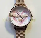 Olivia Burton OB16FB01 Lucky bee mesh watch in rose gold