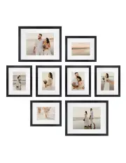 [Profile Australia] Australian Made Gallery Wall Set D-A (8 Frames) in Black