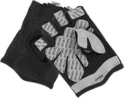 [LIFKOME] Sports Half Finger Gloves Rowing Gloves Riding Men Gloves Zipper Mittens Padded Cycling Gloves Full Finger Driving Golf Glove Hand Warmer Mans Biker Motor Spandex
