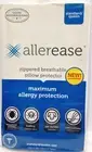 Allerease Zippered Pillow Protector Standard Queen Allergen Dander Dust Mites