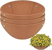 Basket Liners for Plants | Hangable Basket Liners,3 Piece Felt Pot Inserts for Outdoor Indoor Growing Garden Window Courtyard Backyard Decorations