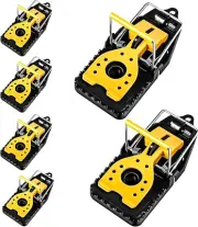 Mouse Traps Indoor & Outdoor Reusable Snap Traps Quick Mice Catchers 6 Pack