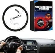 Heated Steering Wheel, 12V Steering Cover, Hand Warming Protector, Vehicle Steering Cover, Fast Heating Wheel, Anti-Slip Steering Cover, Car Steering Protector, Truck Steering Cover, Heated Wheel Prot