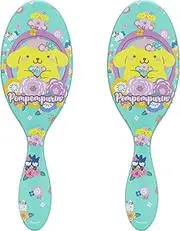 Wet Brush Hello Kitty and Friends Original Detangler Hair Brush, Pompompurin- Ultra-Soft IntelliFlex Bristles - Detangling Brush For All Hair Types (Wet Dry & Damaged Hair) - Women & Men (Pack of 2)