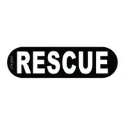 Rogz Rescue Large Personalised Pre Made Badge to Fit the LetzGo Dog Harness