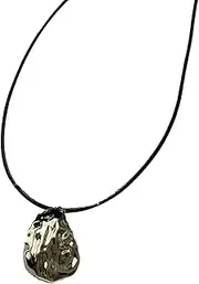 [KieTeiiK] Necklaces for Women, Irregular Geometry Necklace Female Temperament Niche Wax Line Collarbone Chain Korean Student Adjustable Chain Jewelry