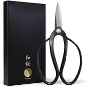 Wasakura Yasugi Steel Pruning Shears 180mm Bonsai Scissors Japan.
