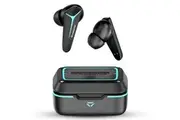 Monster Mission V1 TWS Wireless Bluetooth In-Ear Earbuds Earphones w Mic Black