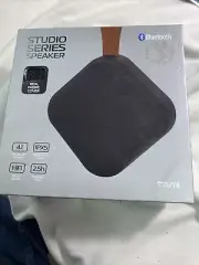 New -Studio Series Speaker by Tzumi -Mini Waterproof Bluetooth Fabric Speaker