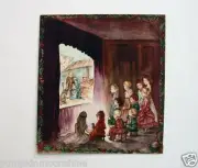 # I 515- RARE Vintage Unused Tasha Tudor Xmas Greeting Card Nativity Scene