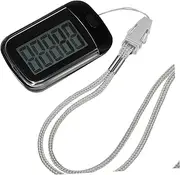 Anneome Step Counter Pedometer Waist Band Pedometer Bangle for Walking Clip on Small Simple Pedometer Easy-to-Read Display
