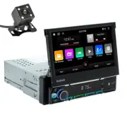 Single Din Car Stereo Radio Carplay Android 13 Bluetooth GPS WIFI USB W/Camera (for: Fiat)