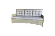 Alphington Outdoor Triple Seater Wicker Sofa Weather-Resistant & Comfy