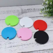 6 Pcs Water Cup Lid Water Bottle Lids Silicone Drink Cup Lid Silicone Lid Cup