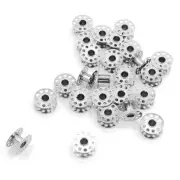 25pcs Metal Bobbins with Storage Box - Sewing Machine Accessories