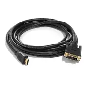 RC-HDMIDVI-2H - 8ware 2m HDMI to DVI-D Adapter Converter Cable - Retail Pack Male to Male 30AWG Gold Plated PVC Jacket for PS4 PS3 Xbox Monitor PC Computer Projector