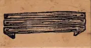window box hampton art Wood Mounted Rubber Stamp 1 1/2 x 2 1/2" Free Shipping