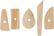 Operitacx 5pcs DIY Ceramic Tools Art Tools Pottery Rib DIY Ceramics Sculpting Tool Polymer Clay Carving Modelling Ceramics Molding Tool for Cutting Carving Smoothing