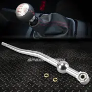 FOR EK EG DB DC CHROME BILLET ALUMINUM DUAL BEND MT RACING SHORT THROW SHIFTER