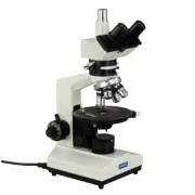 OMAX 40X-1500X Trinocular Polarized Microscope Quadruple Nosepiece+Bertrand Lens