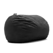 Big Joe Large FUF W/Long Zipper Lenox Denim Black Beanbag Cover