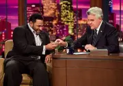 Jerome Bettis and Jay Leno Historic Television Old Photo 1