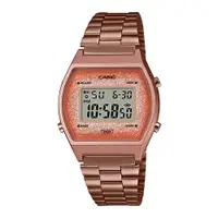 在飛比找ETMall東森購物網優惠-【CASIO 卡西歐】電子錶 不鏽鋼錶帶 50米防水 玫瑰金