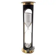 3 Min. Brass Mini Glass Sand Timer Shiny Hourglass Game Toy Desk Christmas Gi