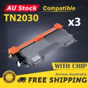 3x Toner Cartridge TN-2030 for Brother HL-2130 HL-2132 DCP-7055 HL-2135W TN2030