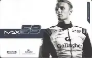 2018 MAX CHILTON "GALLAGHER" #59 VERIZON INDY CAR POSTCARD HANDOUT