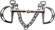 Abbraccia Horse Bit Horse Training Ultralight Snaffle Bit Horse Bit for Training Horse Chewing Draft Horses Mules Outdoor Sports