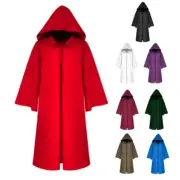 Unisex Cloak Adult Kid Halloween Cape Vampires Robe Cosplays Costume Fancy Dress
