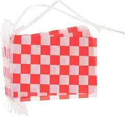 GETAJGHSD String of Checkered Flags for Car Racing Decoration Panels Racing String Banner for Parties Events and Celebrations Sturdy Design