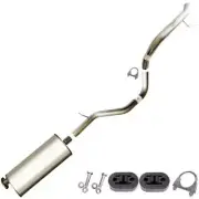 Stainless Steel Exhaust Kit w/ Hangers Bolts fits: 05-10 Commander GrandCherokee