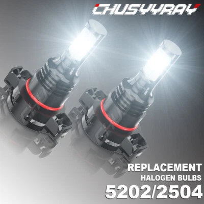 For 2007 - 2014 Cadillac Escalade ESV Front Daytime Running Lights Bulbs 6000K