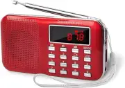 Fm Radio Portable Rechargeable Transistor Radios