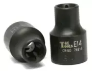 E14 1/2" Drive E-Series Torx-r Impact Sockets 38mm Long T&E Tools 74814